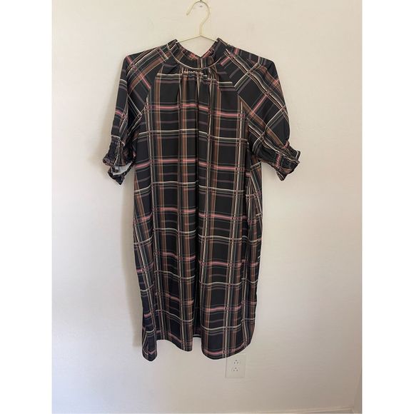 ELOQUII Plaid Pattern Plus Size Midi Dress Size 14 - Picture 1 of 8